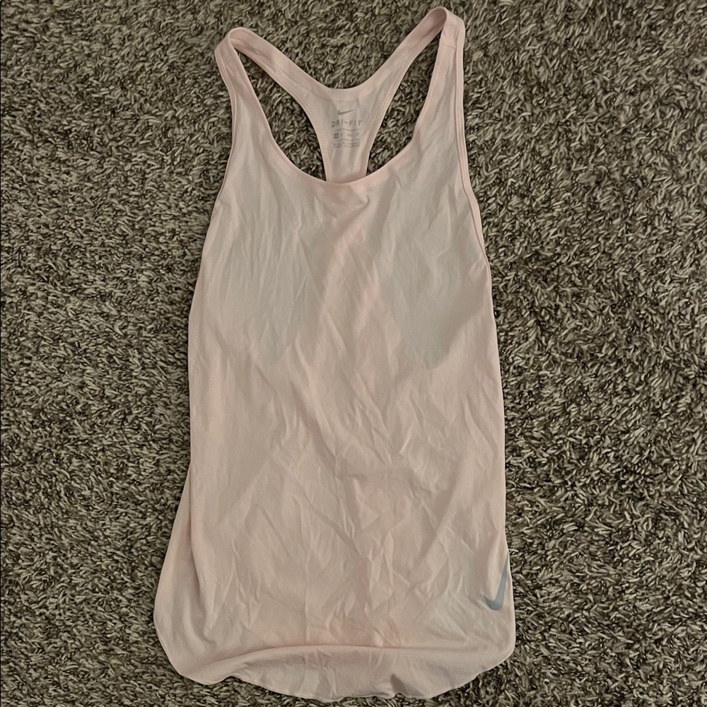 Nike Women's Light Pink Racerback Tank Top